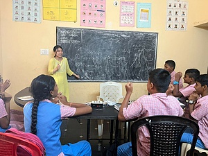Speech & Hearing impaired  Children Teaching Project