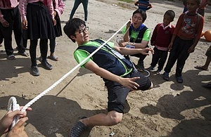 Teaching and coaching sports in Nepal