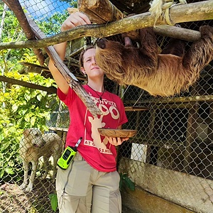 Live Love Learn program  in a Rescue Center - RAREC
