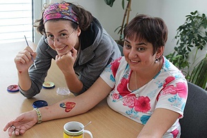 Bring happiness to social centre in Slovakia