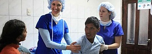 Volunteer healthcare for pre-med students
