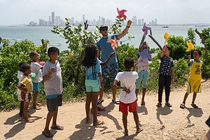 Surf and teaching at AMIGOS DEL MAR 