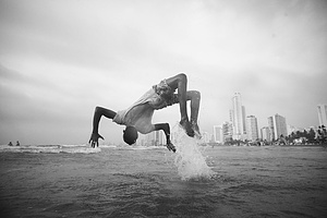 Surf and teaching at AMIGOS DEL MAR 