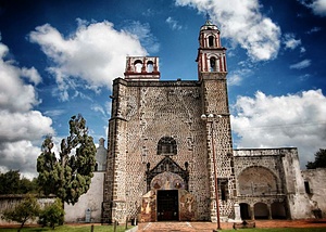 WHV - Monastères sur les pentes du Popocatépetl (Tochimilco)