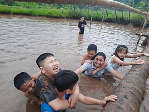 Traditional lunar new year for minority people in buoc village