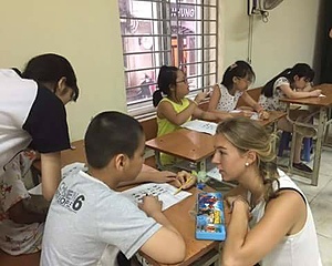 From Ears to Mouth – Teaching English and interacting with children in local community